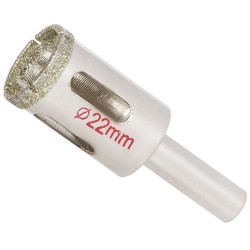 Коронка алмазная по керамике и стеклу 22 мм Sigma 1541221 Коронка алмазная по керамике и стеклу 22 мм Sigma 1541221