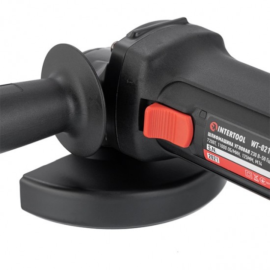 Шлифмашина угловая Intertool WT-0217 720Вт 125мм 11000об/мин