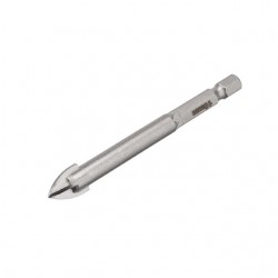 Сверло по керамике стеклу 10 мм HEX 1/4 Intertool SD-0290