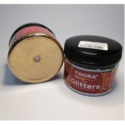 Декоративная краска с глиттером TRIORA золото 0.06 кг 161 Декоративная краска с глиттером TRIORA золото 0.06 кг 161