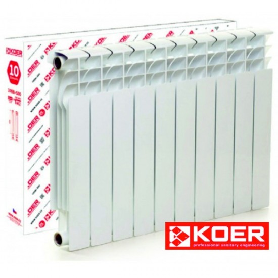Секция биметаллического радиатора KOER Extreme 350х100 KR3241