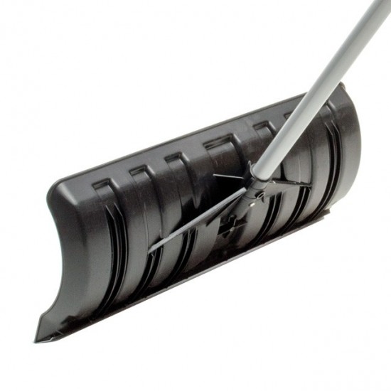 Лопата для уборки снега 620х280мм с ручкой 970 мм Intertool FT-2090