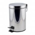 Ведро мусорное хром ZERIX PLAIN MB0112 12л ZX4617