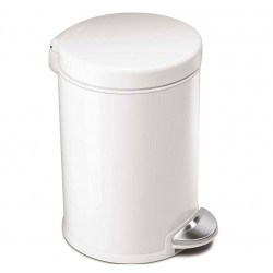 Ведро мусорное ZERIX STRONG MB0112 White 12л ZX4626