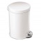 Ведро мусорное ZERIX STRONG MB0112 White 12л ZX4626