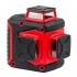 Уровень лазерный 360 град. 3 лазерные головки Intertool MT-3057
