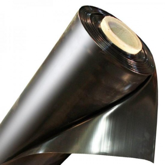 Пленка полиэтиленовая рукав черная 100мкм 1500мм рулон 200м