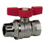 Кран шаровый 1/2 ВВ WATERPRO WP602-15 красная бабочка WP2914