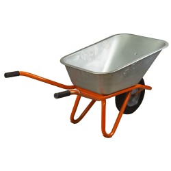 Тачка строительная одноколесная 90л 200 кг Flora 5056464 Тачка строительная одноколесная 90л 200 кг Flora 5056464