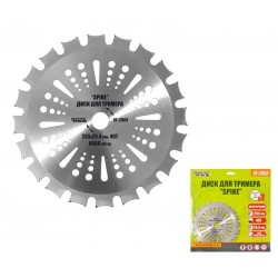 Диск для триммера Master Tool 19-2003 Spike 255х25.4х40Т с победитовой напайкой 634982