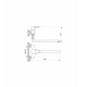 Смеситель для ванны ZERIX EDL A180 ZX0030