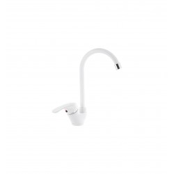 Cмеситель для кухни PLAMIX AFINA-011 White белый пластик PM0578 Cмеситель для кухни PLAMIX AFINA-011 White белый пластик PM0578