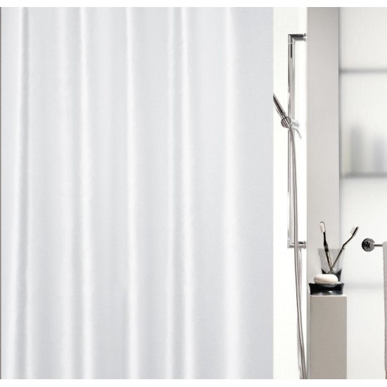 Штора для ванной Shower белая силиконовая 180х180см 142351