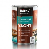 Яхтный лак полуматовый Ролакс 0.8 л