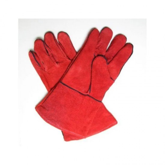 Перчатки Краги с нитриловым покрытием красные с манжетом размер 10 Долонi 4575