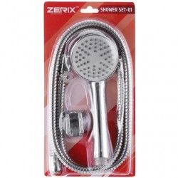 Душевой набор (лейка, шланг, кронштейн) ZERIX SHOWER SET-01 ZX3068 Душевой набор (лейка, шланг, кронштейн) ZERIX SHOWER SET-01 ZX3068