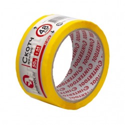 Скотч желтый 48ммх50м 44мкм Intertool KT-0916 Скотч желтый 48ммх50м 44мкм Intertool KT-0916