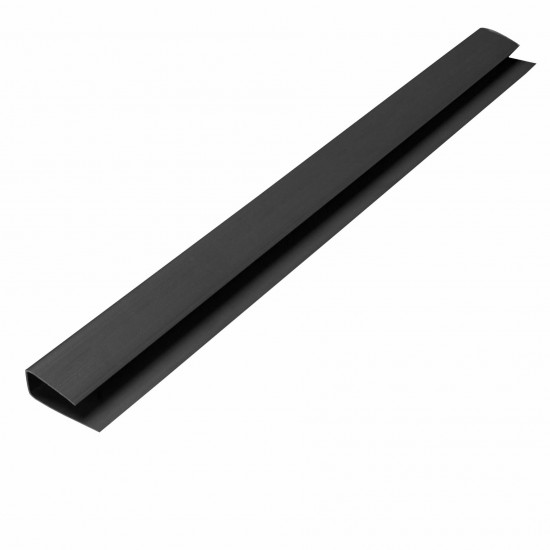 Профиль пластиковый L-стартовый для монтажа ПВХ панелей Riko черный 8х6000