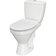 Унитаз компакт Cersanit Cersania simple 705 on 011 с крышкой дюропласт Delfii moduo slim