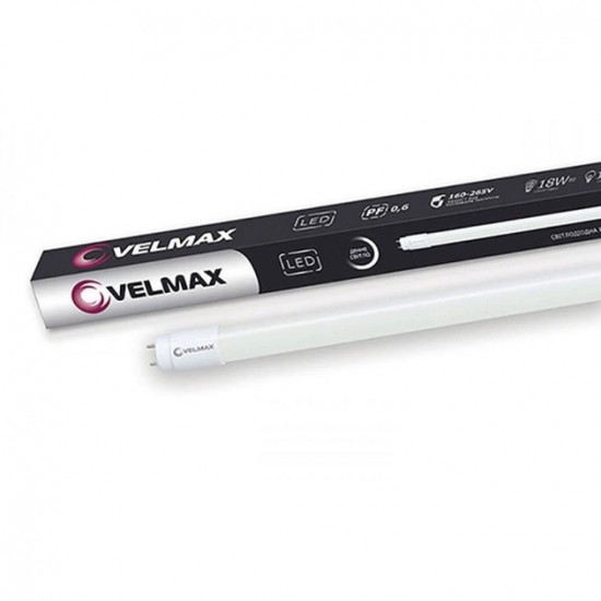 Светильник светодиодный LED Velmax V-T8 18W 1200мм 6200K 1800Lm 25-10-12-1