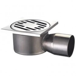 Душевой трап из нержавеющей стали CHAMPION DRAIN-02-10x10-90 100x100мм угловой отвод CH6144 Душевой трап из нержавеющей стали CHAMPION DRAIN-02-10x10-90 100x100мм угловой отвод CH6144