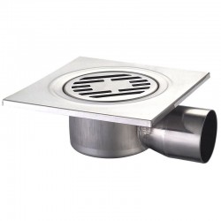 Душевой трап из нерж. стали CHAMPION DRAIN-04-15x15-90 150x150мм угловой отвод KOER CH6145 Душевой трап из нерж. стали CHAMPION DRAIN-04-15x15-90 150x150мм угловой отвод KOER CH6145