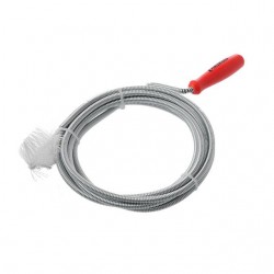 Трос для чистки труб 6мм 3м рифленая проволка Intertool HP-1005
