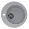 Мойка гранитная круглая матовая 480х220мм ZERIX ZS-510R-09 Gray ZX4535