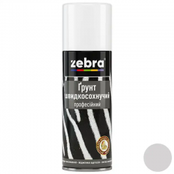 Грунт спрей акриловый 400мл ZEBRA 16 светло-серый Грунт спрей акриловый 400мл ZEBRA 16 светло-серый