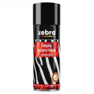 Краска аэрозольная ZEBRA 806 черный матовый RAL 9005 400 мл