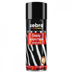 Краска аэрозольная ZEBRA 806 черный матовый RAL 9005 400 мл Краска аэрозольная ZEBRA 806 черный матовый RAL 9005 400 мл
