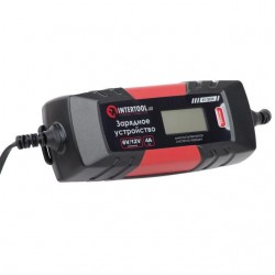 Зарядное устройство для автомобильного аккумулятора 6-12 В 4 А 230В Intertool AT-3024 Зарядное устройство для автомобильного аккумулятора 6-12 В 4 А 230В Intertool AT-3024