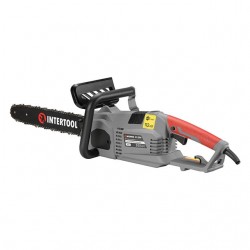 Электропила цепная 2400Вт 40м плавный пуск, прямой двигатель Intertool DT-2204