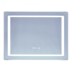 Зеркало LED (подсветка часы антизапотивание) MIXXUS STYLE MR 03-80x60 MI6005