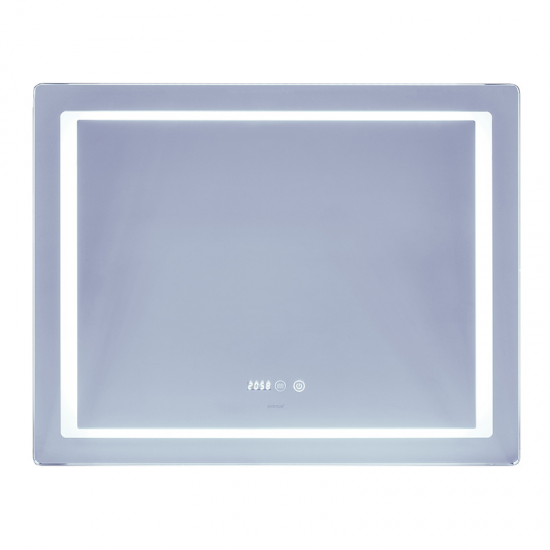 Зеркало LED (подсветка часы антизапотивание) MIXXUS STYLE MR 03-90x70 MI6007