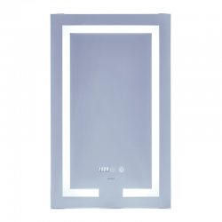 Зеркало LED (подсветка часы антизапотивание) MIXXUS HARD MR 06 50x80 MI6011