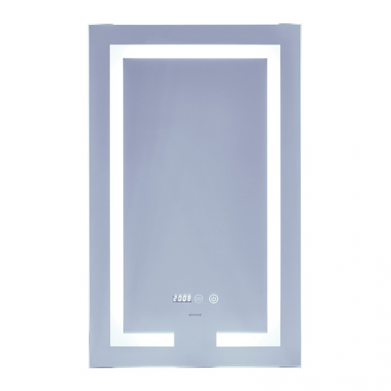 Зеркало LED (подсветка часы антизапотивание) MIXXUS HARD MR 06 50x80 MI6011