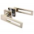 Дверная ручка на розетке KEDR R08.084 AL-SN/CP 320123