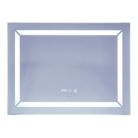 Зеркало LED (подсветка часы антизапотивание) MIXXUS LIGHT MR 01-80x60 MI5998