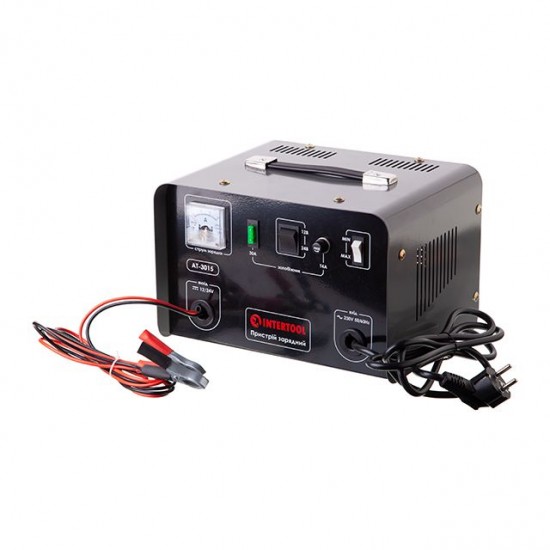 Зарядное устройство для автомобильного аккумулятора 12-24 В Intertool AT-3015