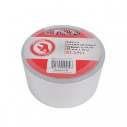 Скотч алюминиевый термостойкий 50ммх10м Intertool KT-0991