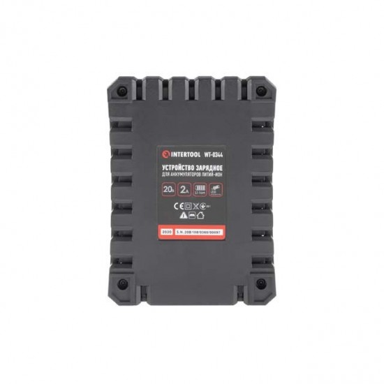 Зарядное устройство для аккумулятора Li-ion 20B 2.0A Intertool WT-0344