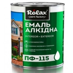 Эмаль алкидная Ролакс ПФ-115 зеленая 2.8кг 509