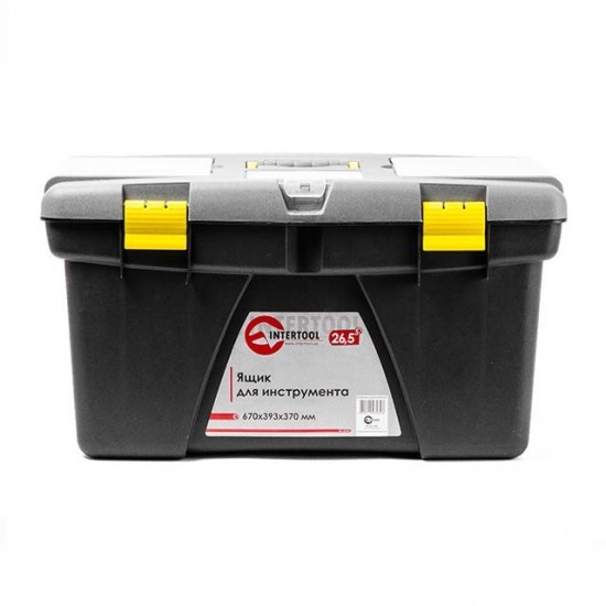 Ящик для инструмента 26.5 670х393х370 мм INTERTOOL BX-0326