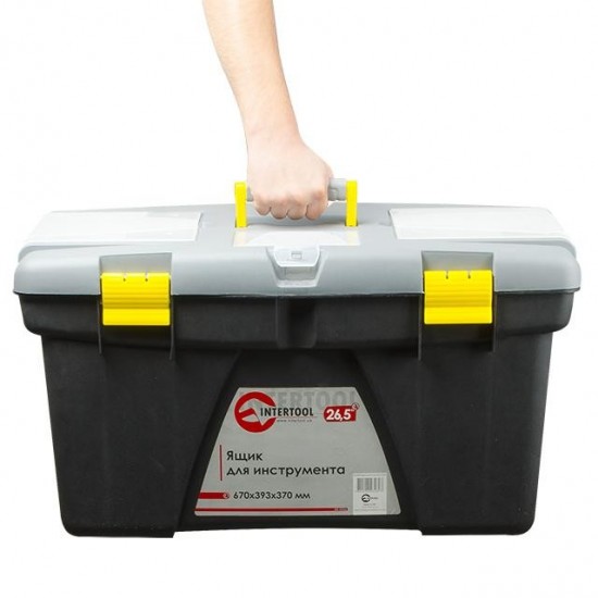 Ящик для инструмента 26.5 670х393х370 мм INTERTOOL BX-0326