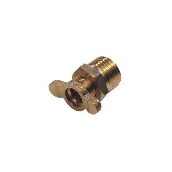 Клапан сливной латунный для компрессоров 1/4 вентиль баранчик INTERTOOL PT-5021