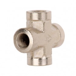 Крестовое соединение с внутренней резьбой 1/4 INTERTOOL PT-1864