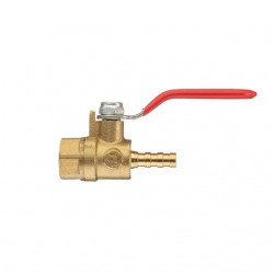 Кран шаровый воздушный латунь, внутренняя резьба 1/4 на шланг 6мм STORM INTERTOOL PT-1885