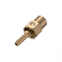 Шарнир поворотный внутренняя резьба 1/4 на шланг 6 мм латунь STORM INTERTOOL PT-2200