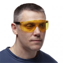 Очки защитные желтые поликарбонат + нейлон INTERTOOL SP-0099 Очки защитные желтые поликарбонат + нейлон INTERTOOL SP-0099